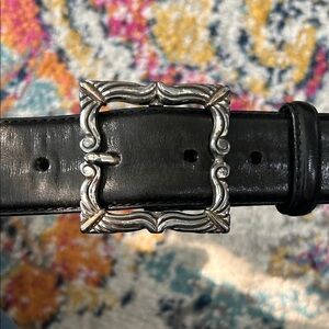 FOSSIL Black Leather Belt only
